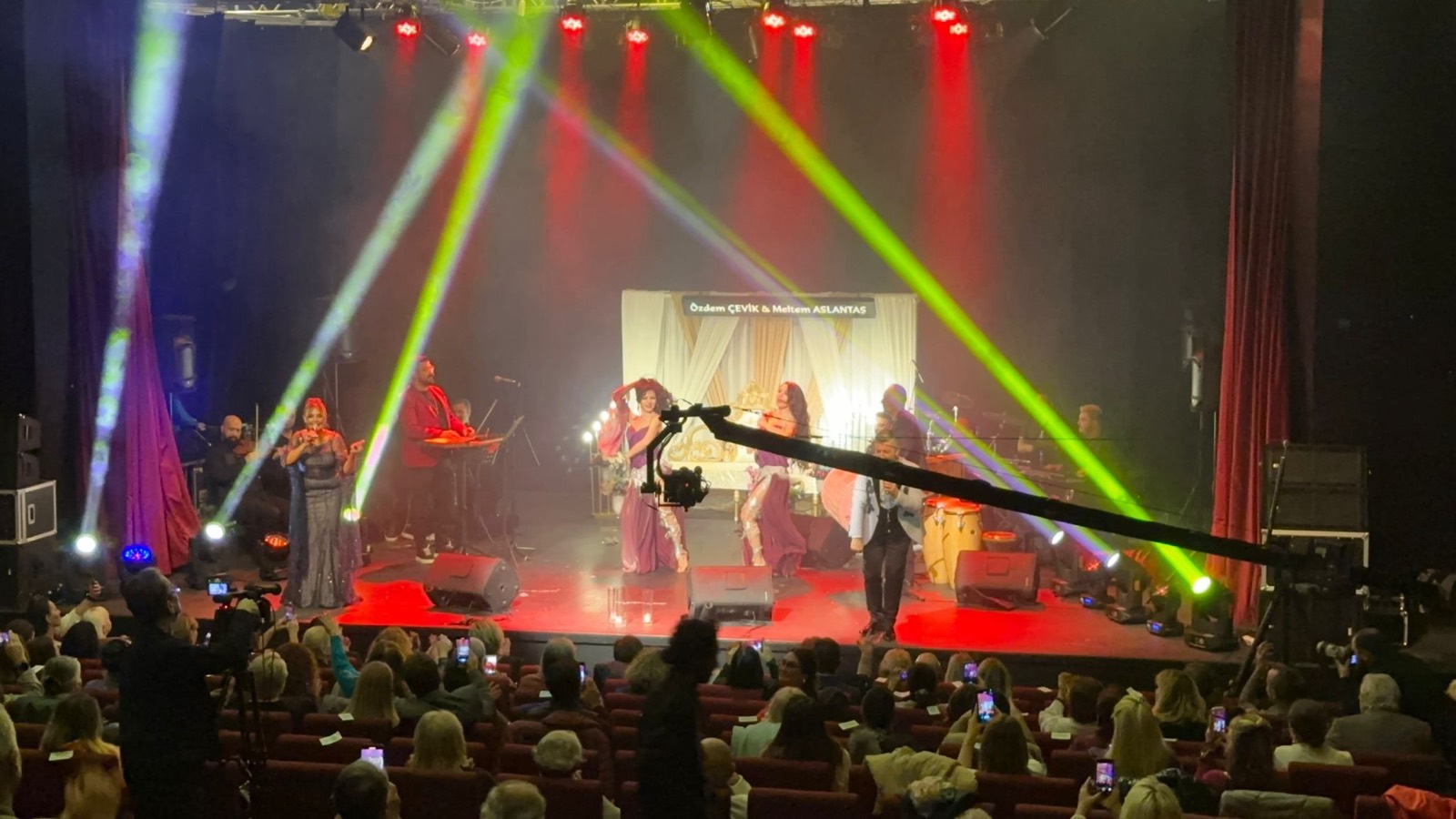 Concert with laser show